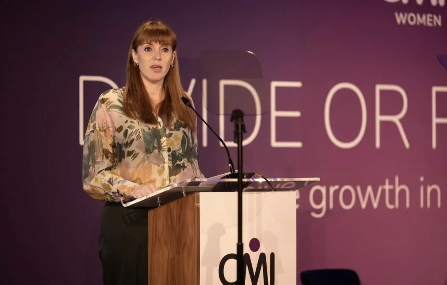 Angela Rayner at the 2024 CMI Women Conference