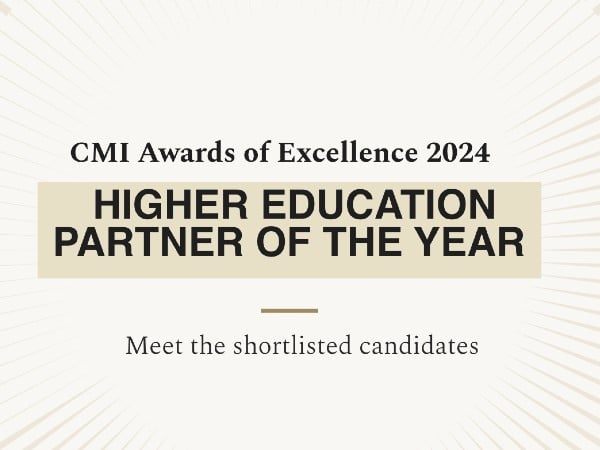 CMI Awards of Excellence 2024: Higher Education Partner of the Year