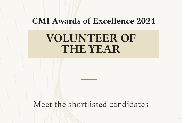 CMI Awards for Excellence Volunteer of the Year shortlist