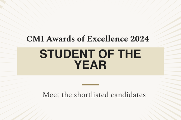 CMI Awards of Excellence 2024 Student of the Year