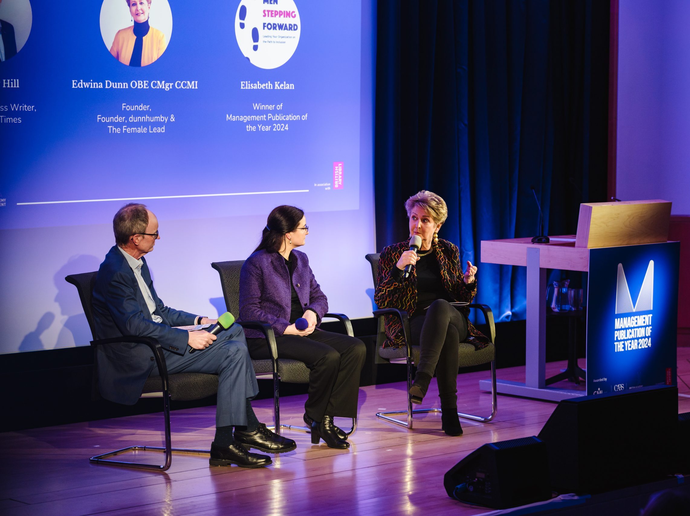 Edwina Dunn OBE and Andrew Dixon in conversation with Professor Elisabeth Kelan