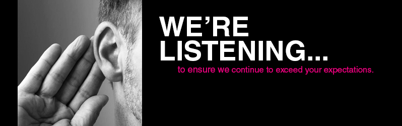 We are listening